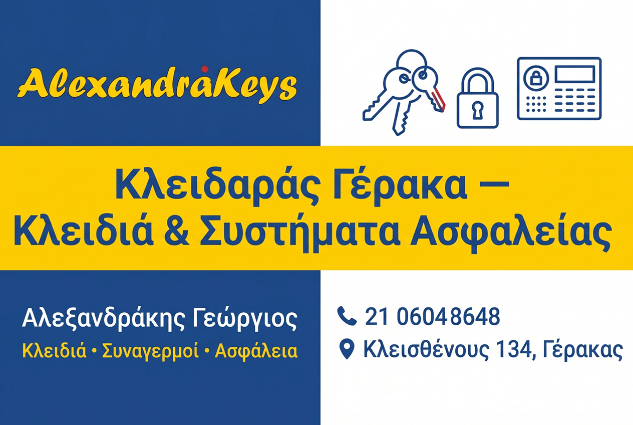 Κλειδαράς Γέρακα – Αλεξανδράκης Γεώργιος